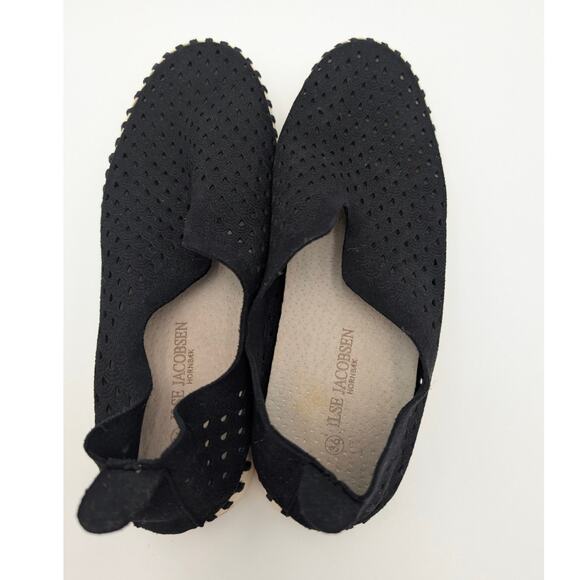 Ilse Jacobsen Hornbæk Tulip Women's Platform Slip-On Shoes Black Size US5.5 EU36 - Picture 6 of 11